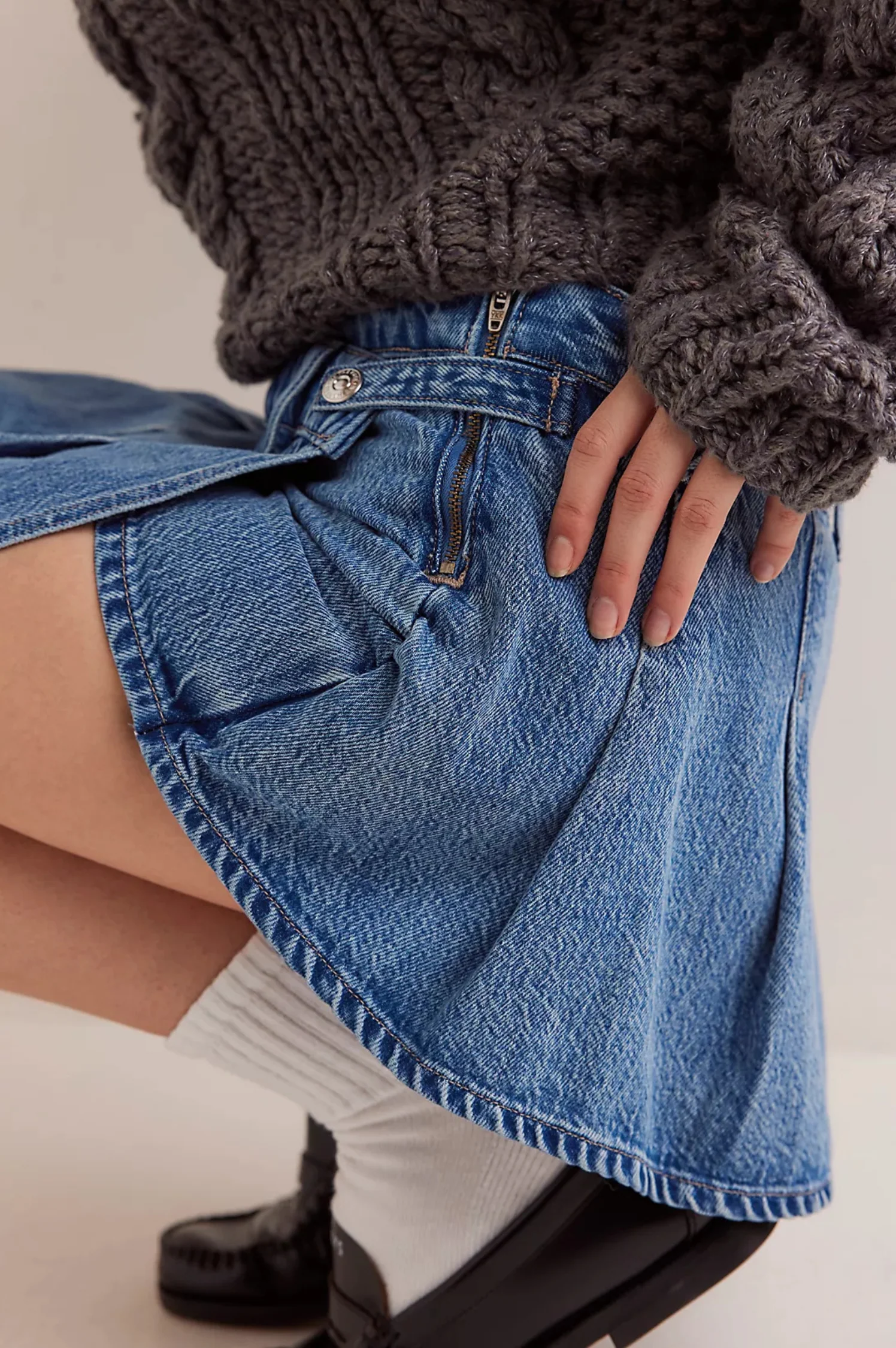 Stephie Denim Skort - Intensery