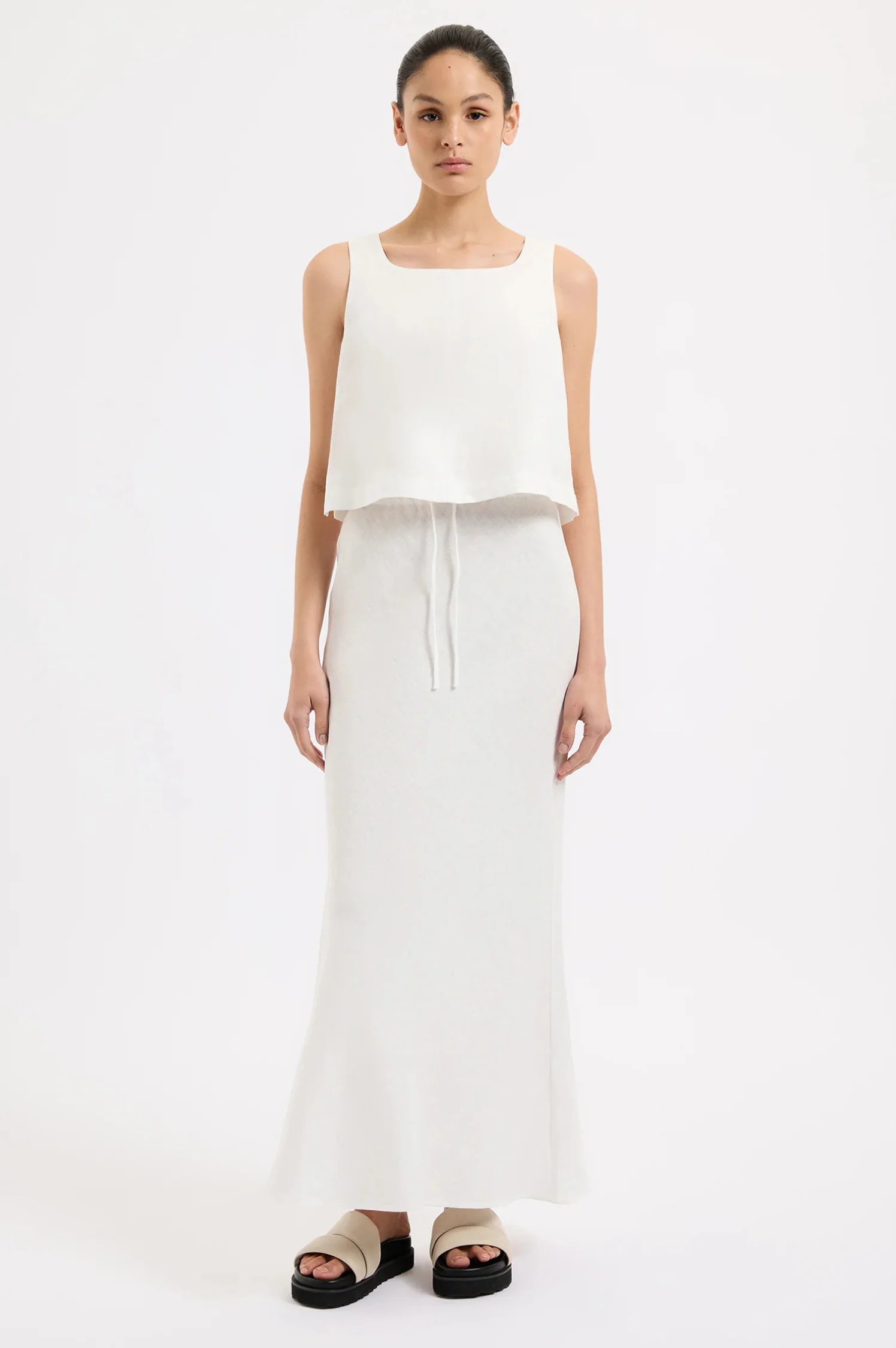 Amani Linen Skirt - Intensery