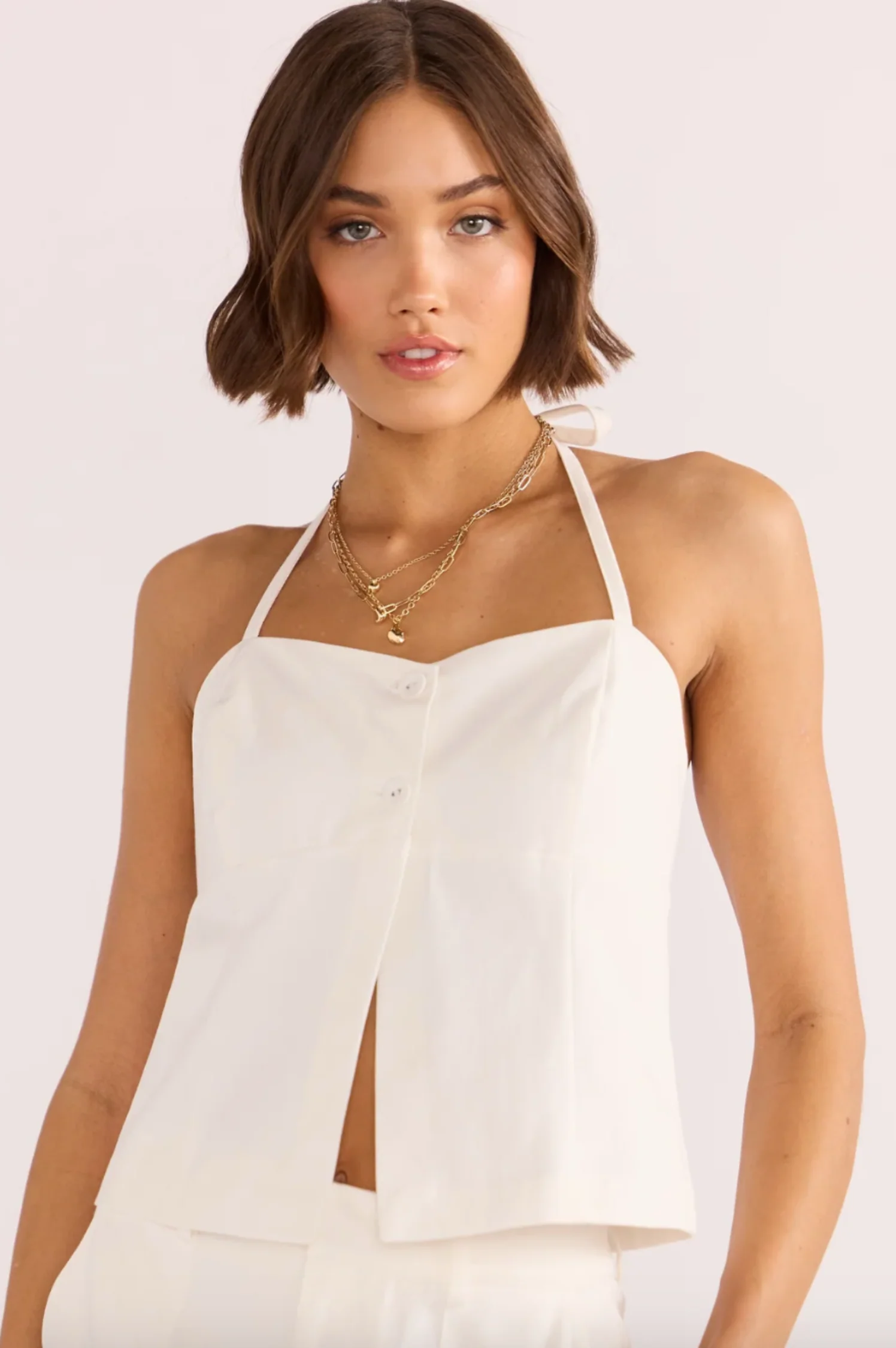 Imogen Drill Bustier Top - Intensery