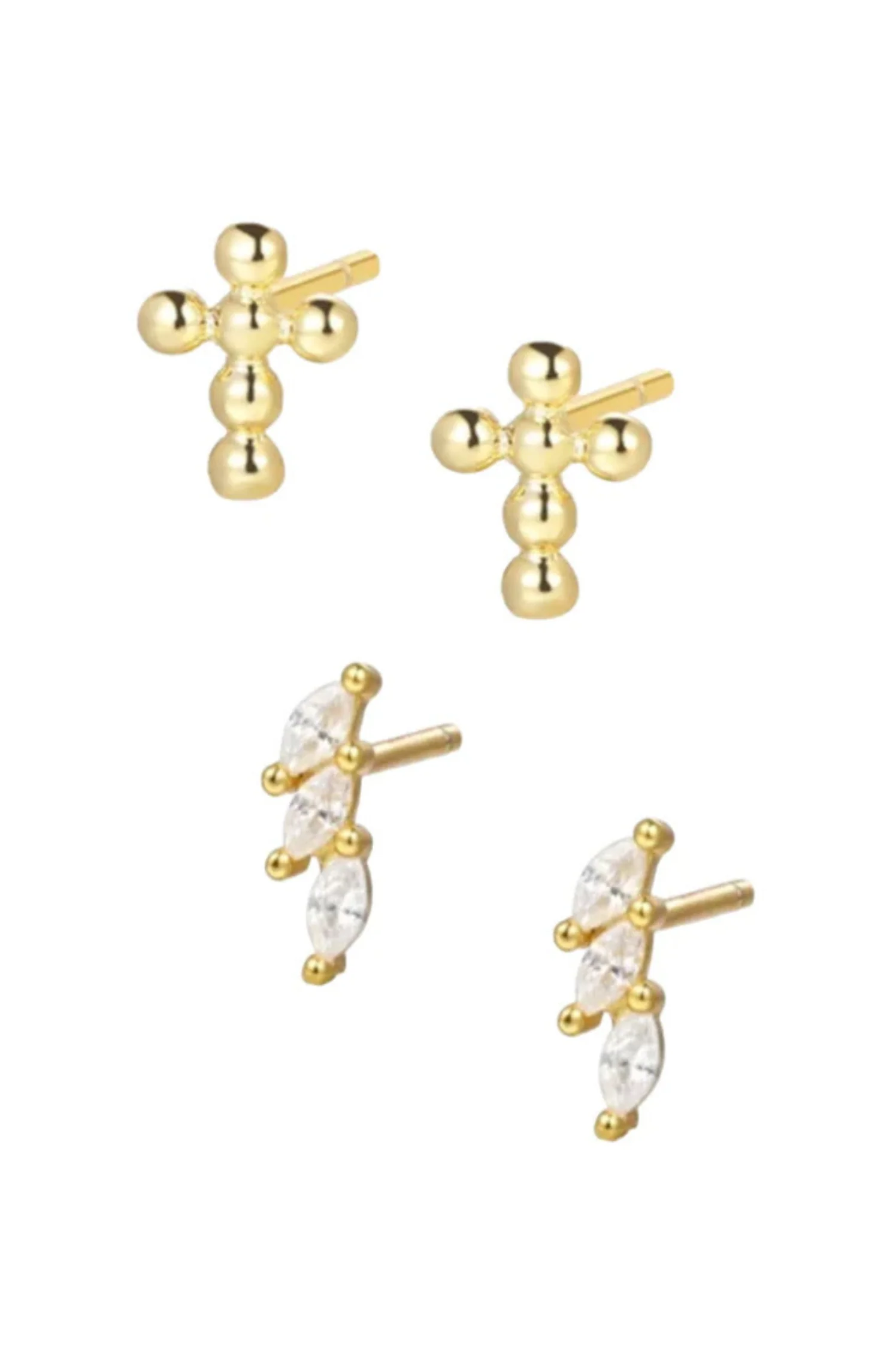 Wing & A Prayer Stud Earring Set - Intensery