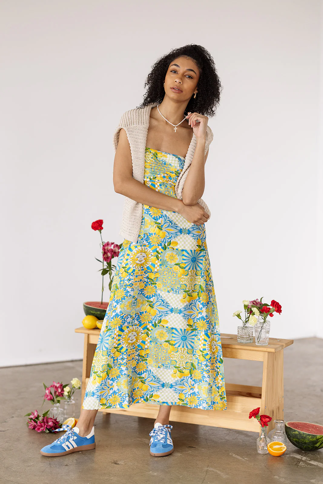 Anacapri Midi Dress - Intensery