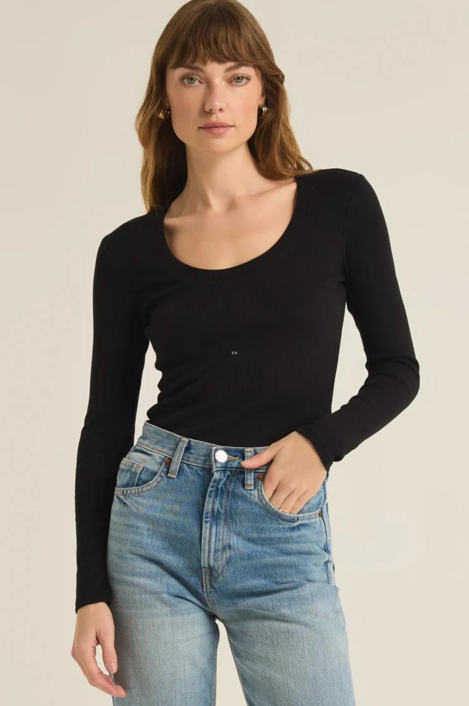 Sirena Rib Long Sleeve Tee - Intensery