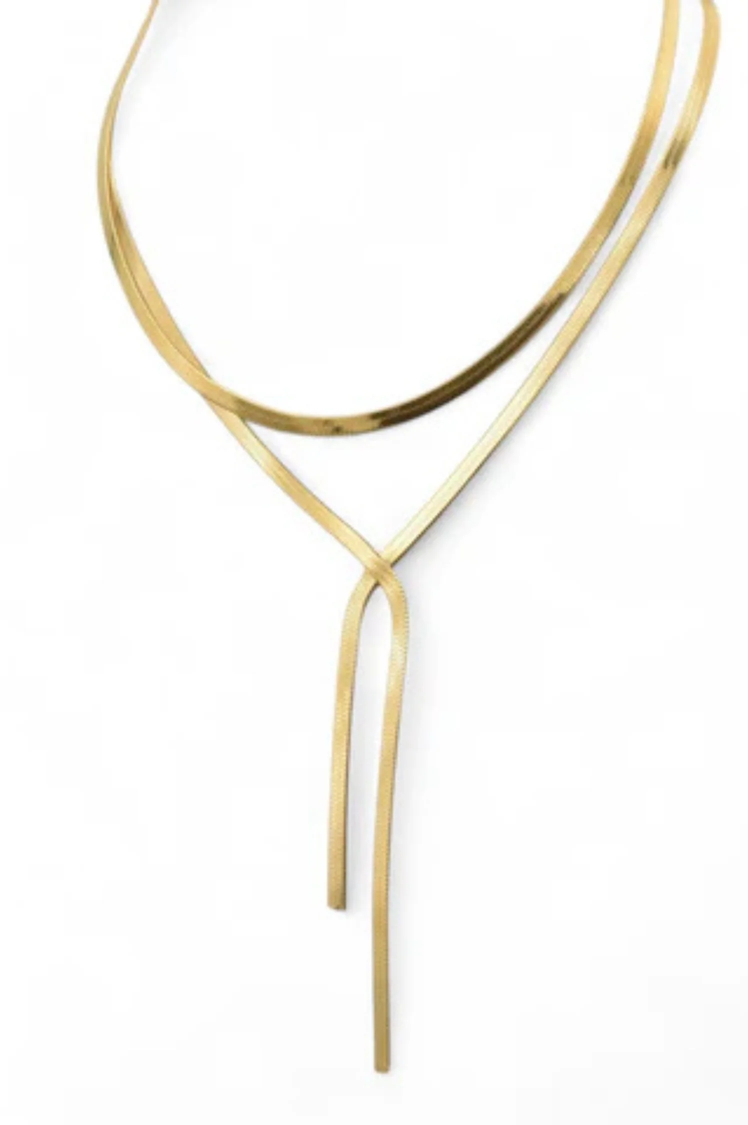 Parting Ways 2 Layer Necklace - Intensery