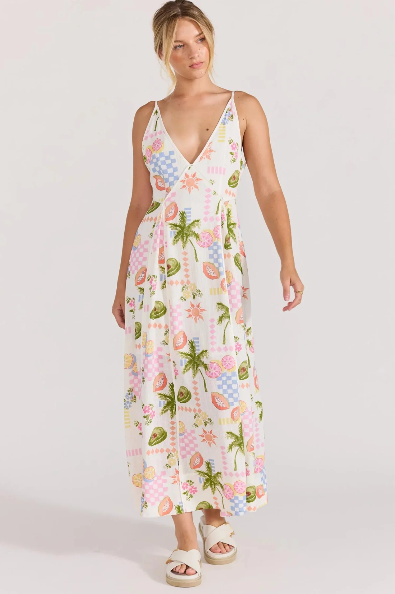 Gracie Panel Midi Dress - Intensery