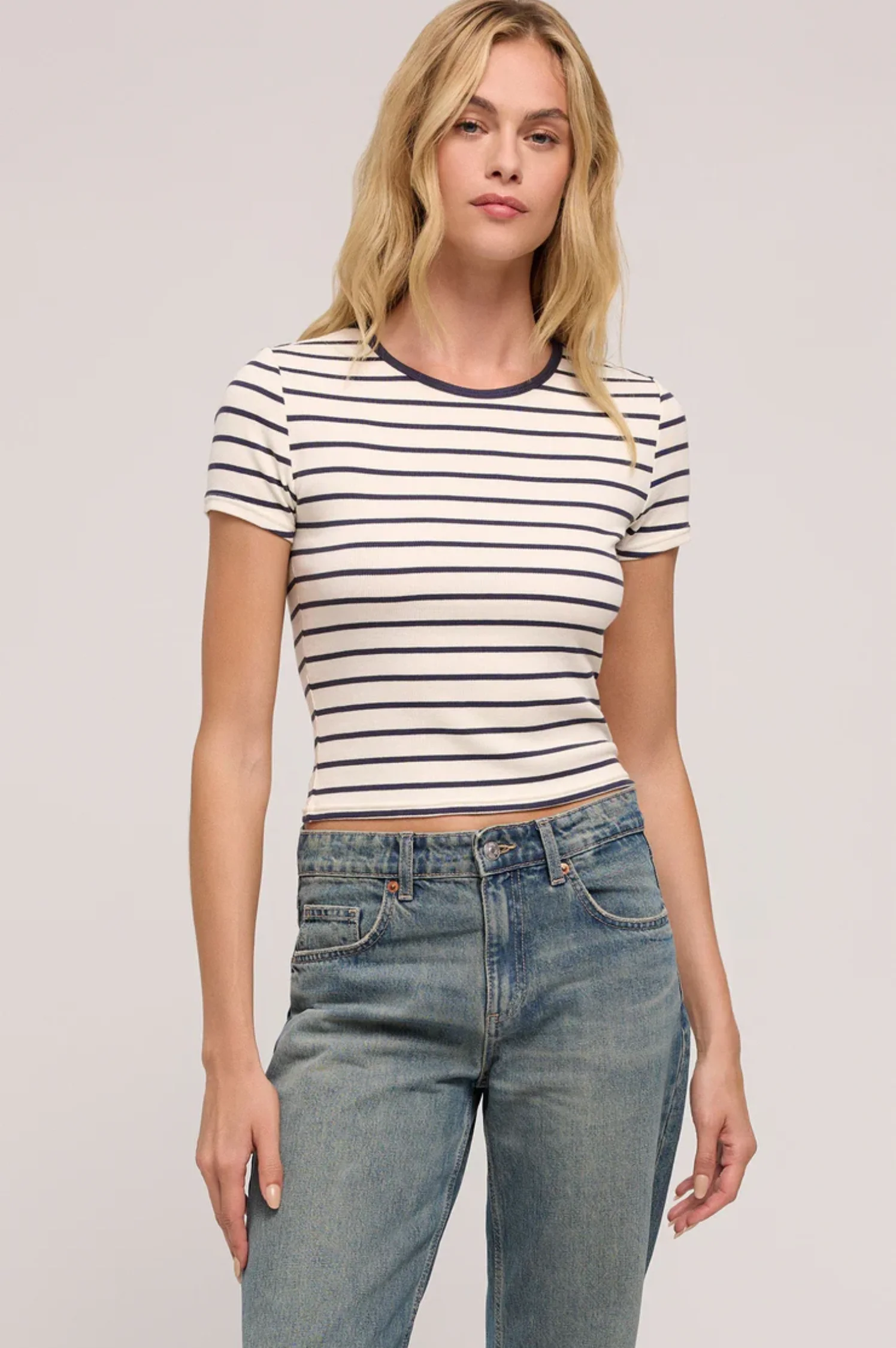 Saxton Striped Tee - Intensery