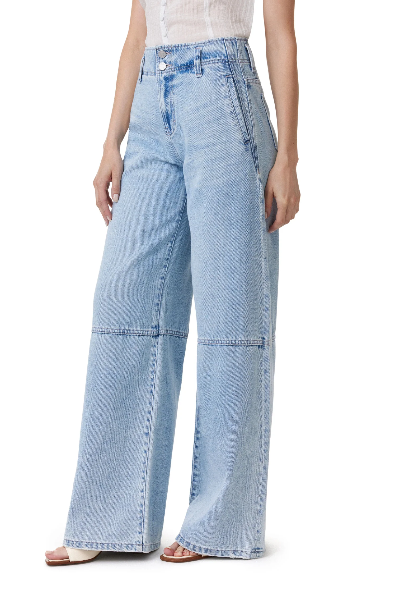 High Rise Denim Trouser - Intensery