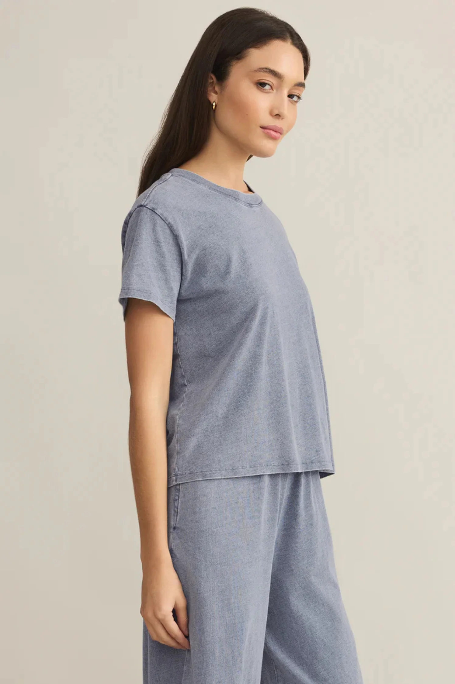 Go To Jersey Denim Tee - Intensery