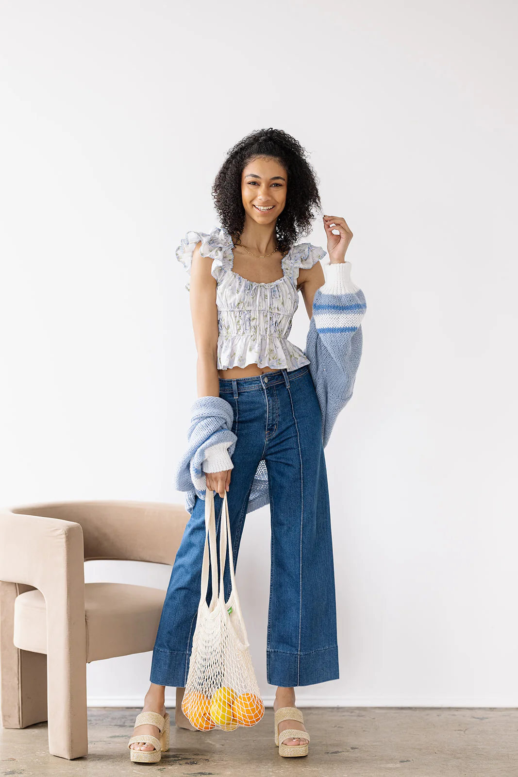 Penny High Rise Wide Leg - Country Club - Intensery