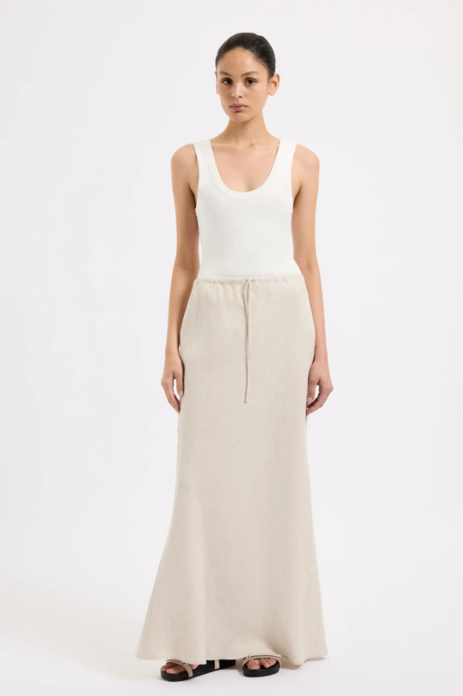 Amani Linen Skirt - Intensery