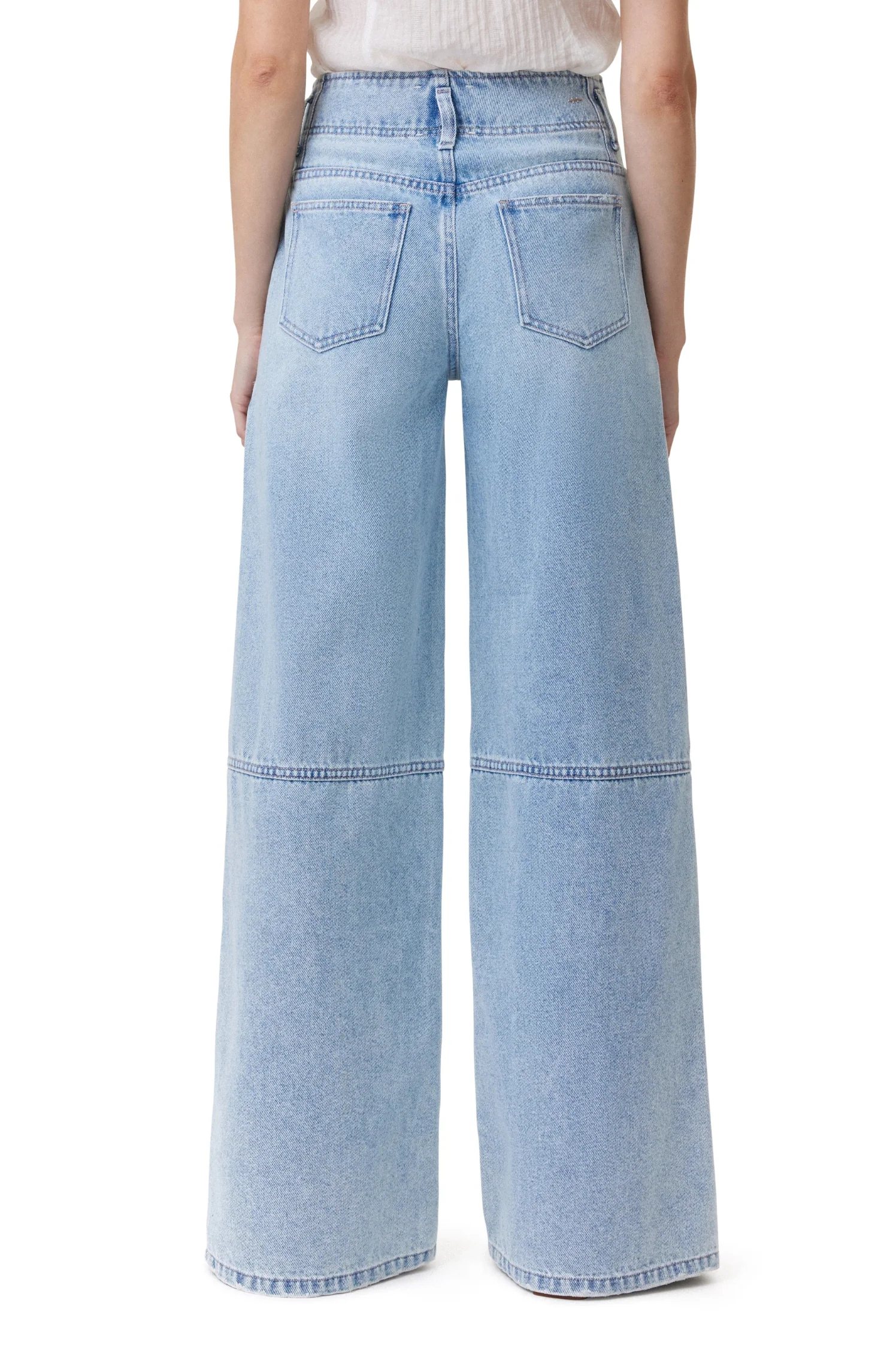 High Rise Denim Trouser - Intensery