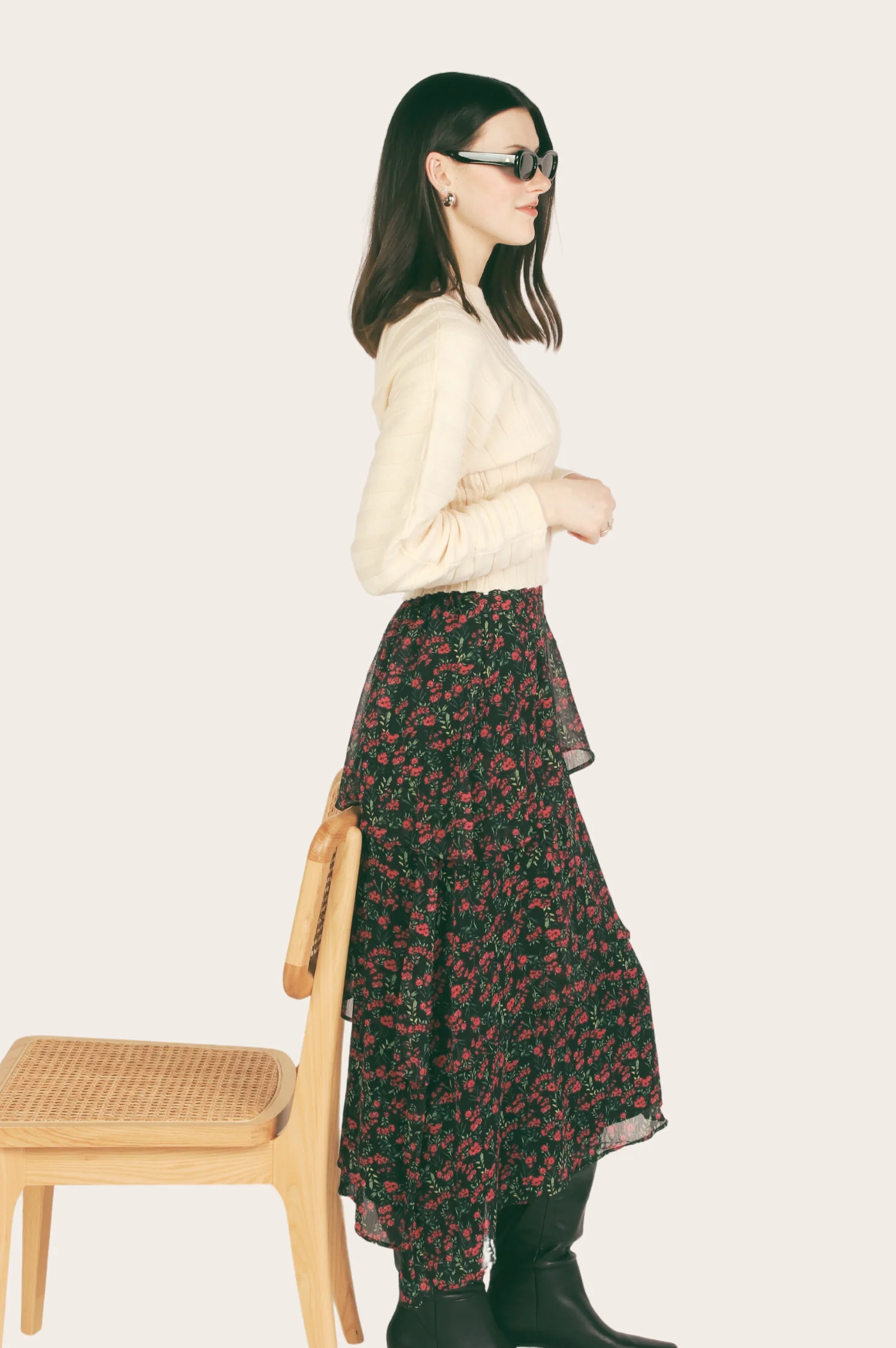 Faye Midi Skirt - Intensery