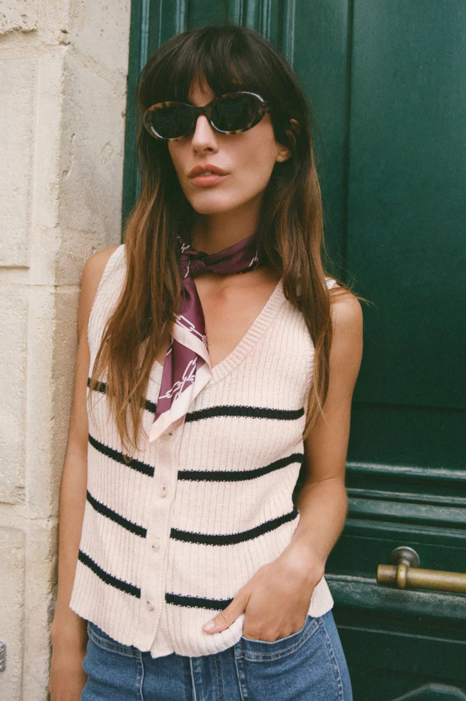 Sycamore Stripe Sweater Vest - Intensery